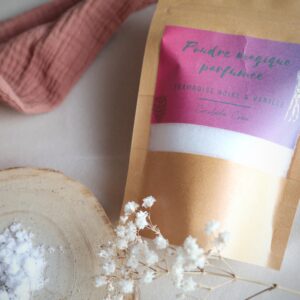 Poudre magique parfumée Framboise noire & Vanille