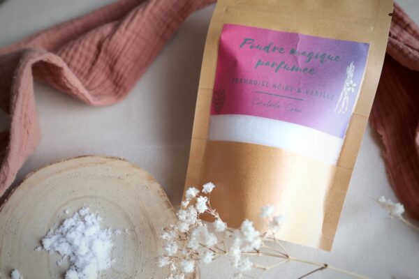 Poudre magique parfumée Framboise noire & Vanille