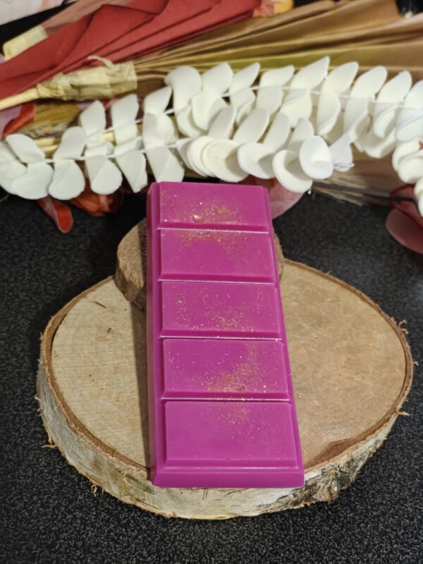 Fondant parfumé tablette "Framboise noire et Vanille"