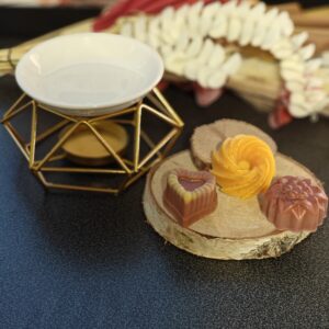 Pack brûle parfum + 3 Fondants