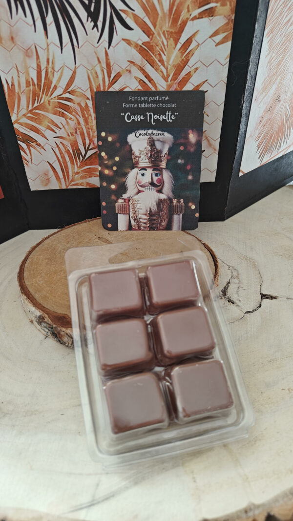 Tablette fondant carreaux de chocolat "Casse noisette"