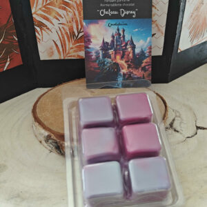 Tablette fondant carreaux de chocolat "Château Disney"