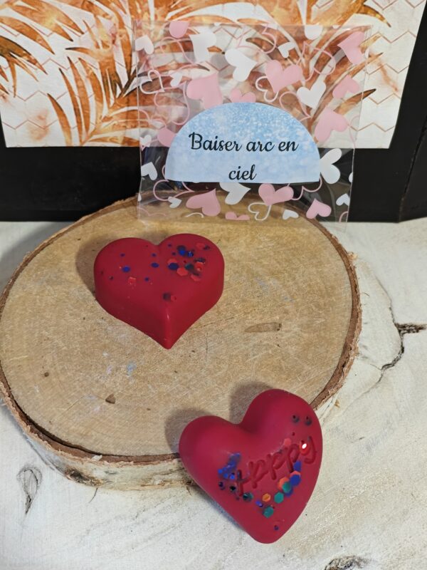Fondants parfumés "Baiser arc en ciel"