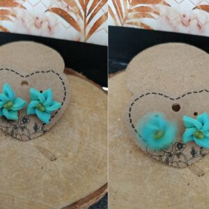 Boucles d'oreilles moulin à vent