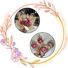 Bouquet de bougie parfumé